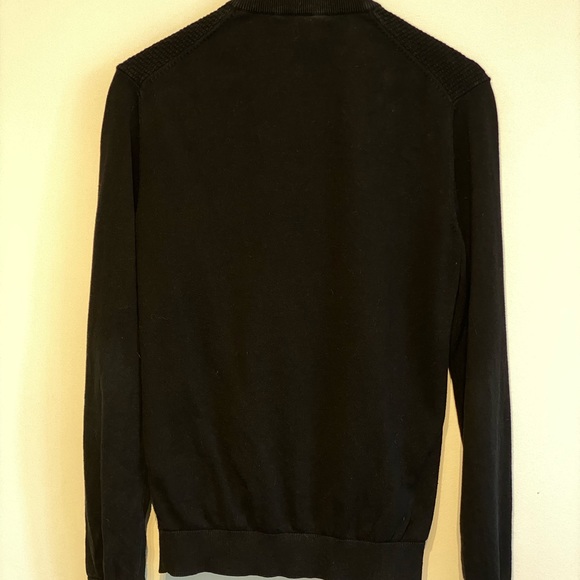 Black cardigan with black zipper - Picture 5 of 5
